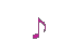 Violet Growing Musical Note